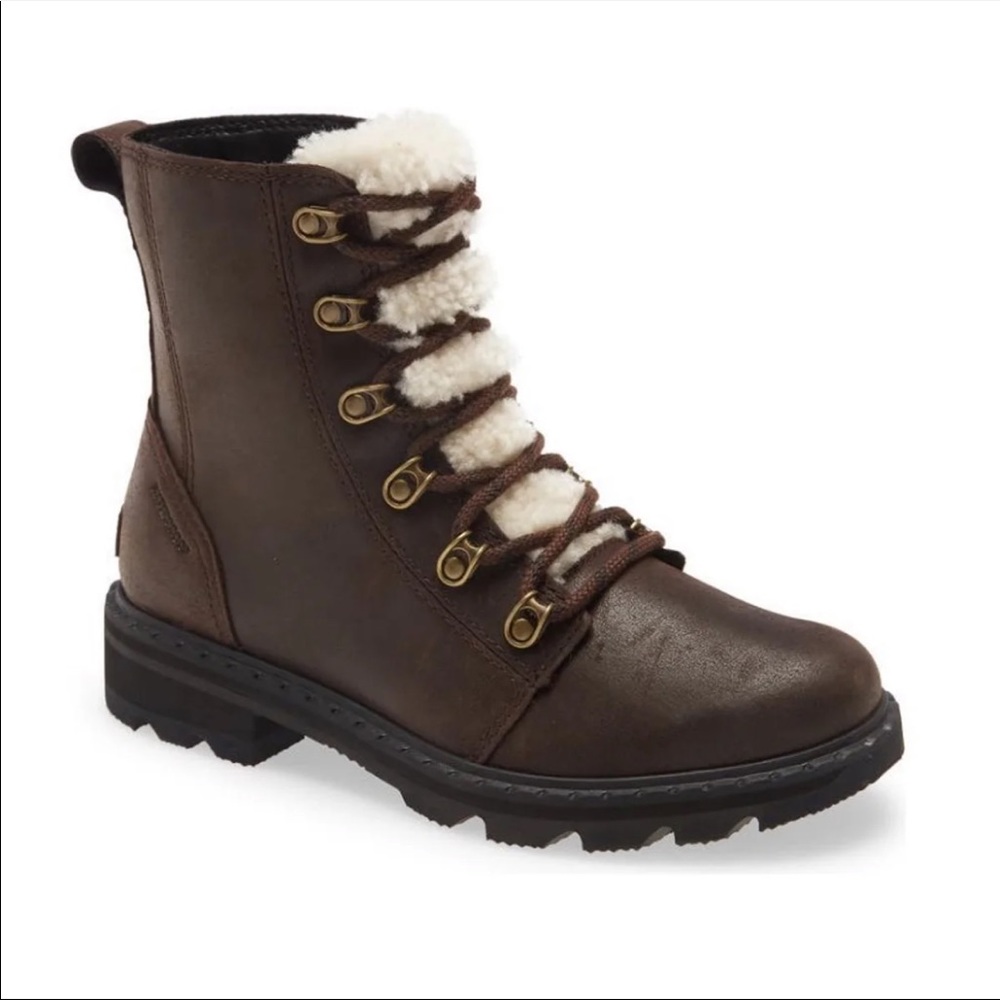 Sorel Lennox Lace-Up Boots Size 8 1/2 - Picture 1 of 7